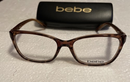 Bebe Brille Brillengestell BB5126 TAKE A CHANCE 201 Topas Eckig 53-17-135 - Etui