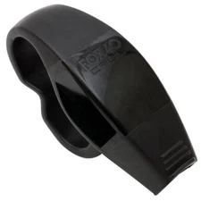 Fox 40 | Caul Fingergrip Whistle | Black | Hockey Soccer Football Referee