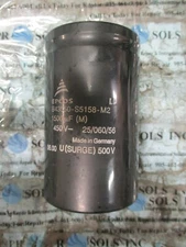 EPCOS B43550-S5158-M2 Capacitor 1500uF(M) 450VDC EPCOS B43550 Capacitor *TESTED*