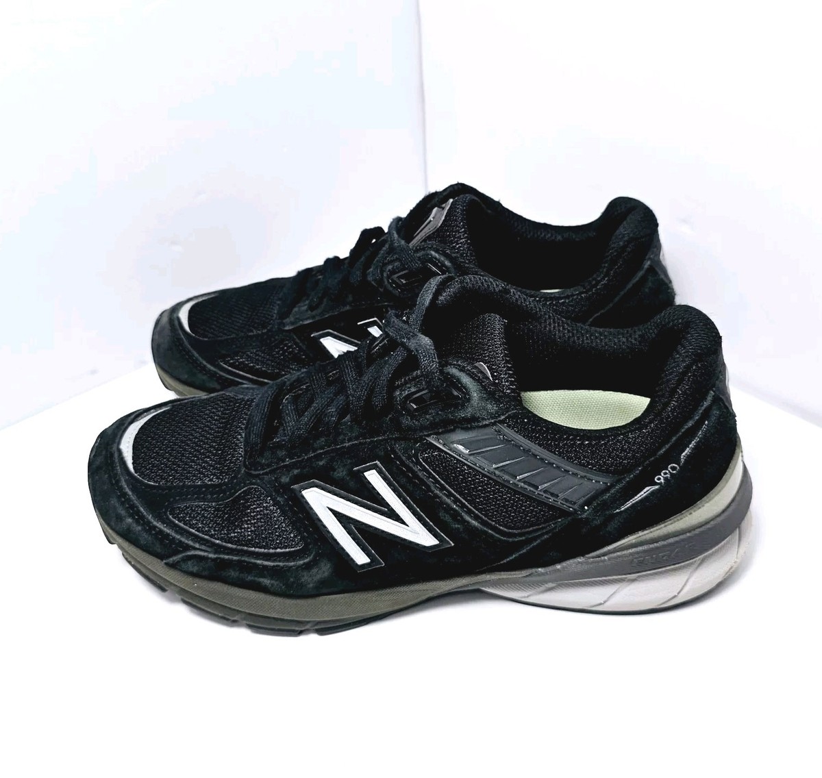 Size 8 - New Balance 990v5 Made In USA Black W990BK5 Used Very Good Condition New Balance 990 v5 MADE in USA Core Black | Mercari main image 4