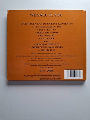 AC/DC - For Those About To Rock  | CD Zustand gut