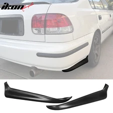 Fits 96-98 Honda Civic JDM Style Rear Bumper Lip Side Aprons Winglet Canards