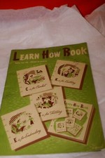 Vintage 1941 Learn How Book Book 170 - Crochet Knitting Tatting Embroidery