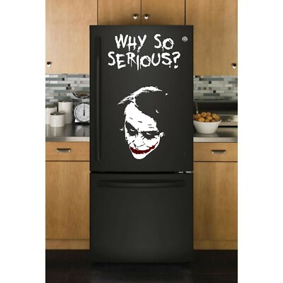 Joker Stickers Batman Joker "Why So Serious?" Vinyl Decal Sticker - Choose Your Size &amp; Color (Oracal Vinyl, Car, Wall, Laptop) Batman Decal