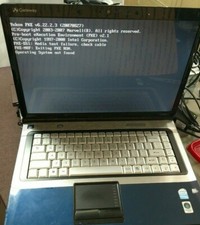 Gateway m7348u 2.2GHz Laptop NO HDD,Caddy,Cover, AC, power button not working