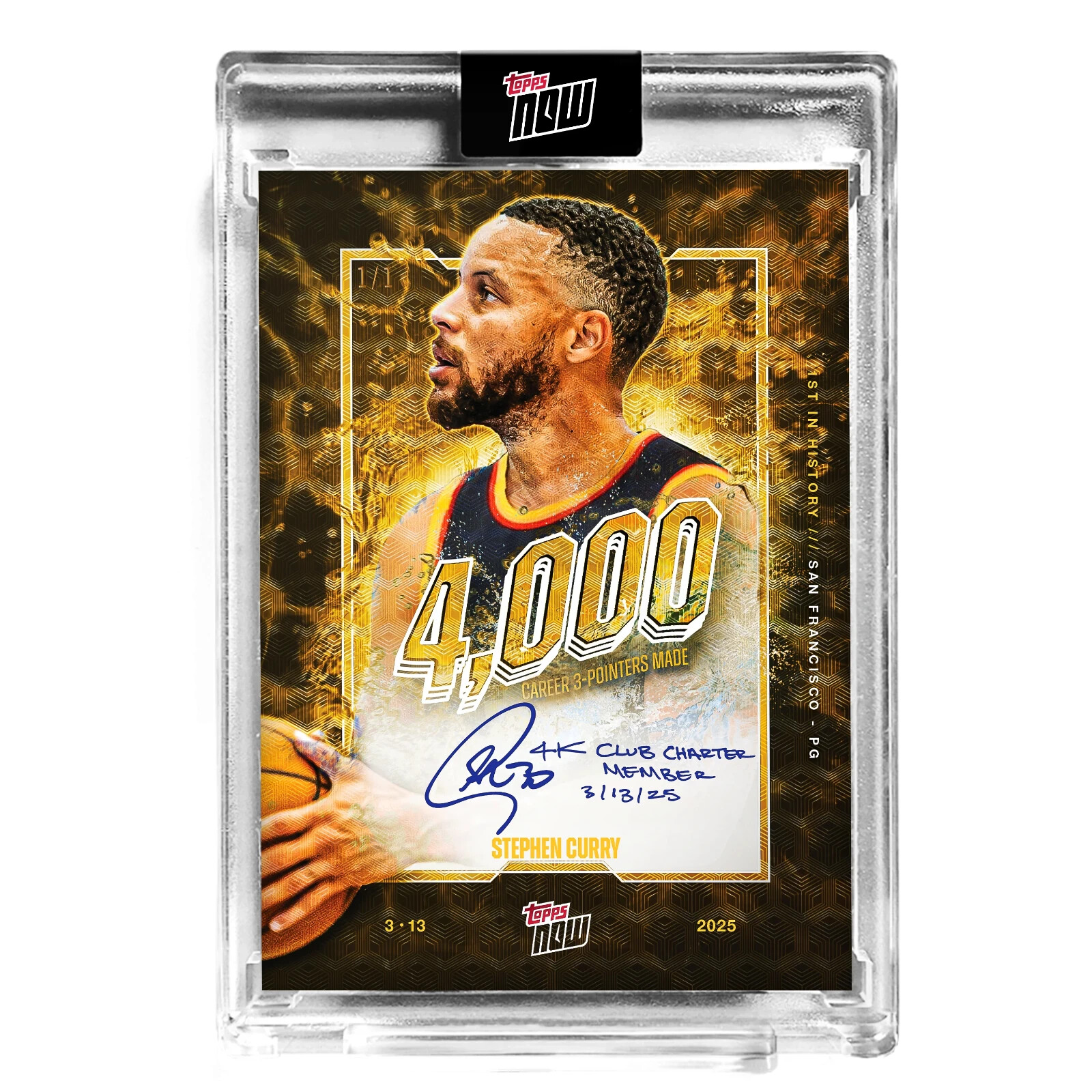 Preventa Topps Now Stephen Curry (Posible tarjeta automática o numerada) LEER DESCRIPCIÓN