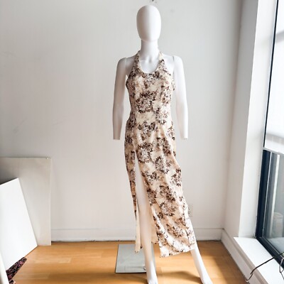 lioness brown maxi dress Rendezvous Dress by Lioness
