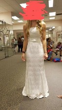 david's bridal wedding dress size 0