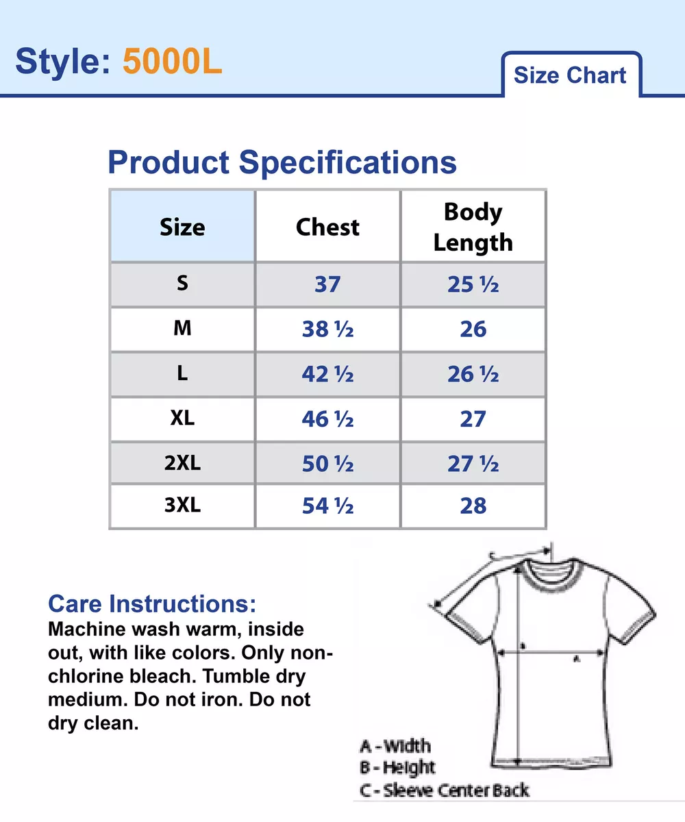Guess tee hot sale size chart