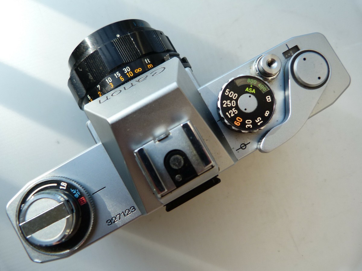 VINTAGE Canon Auto EX QL 35mm SLR Film Camera,CANON EX 50/1.8 lens