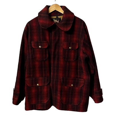 vintage woolrich hunting jacket ウエアハウス Vintage WOOLRICH 1930s Red Wool Buffalo PLAID Hunting Jacket