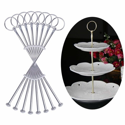 8 Pc Silver Cake Stand Stand