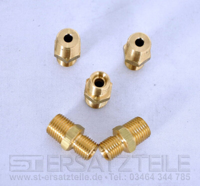 HELLA GUTMANN 5x FITTING 1/4 - 1/4 SAE O RING 8PS 185 104-351 Ersatzteil HUSKY
