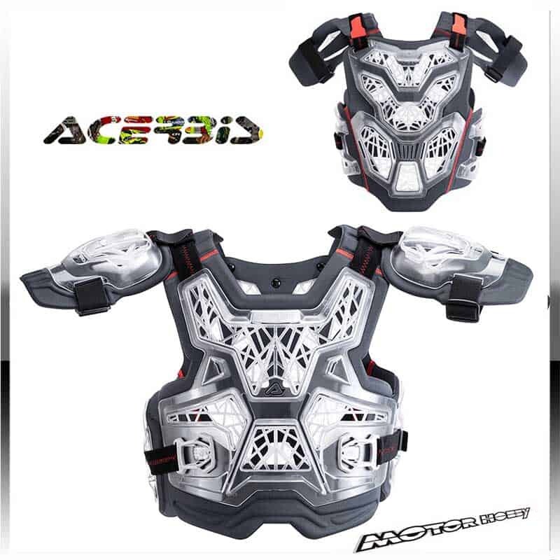 PETTORINA CROSS ACERBIS BAMBINO GRAVITY JUNIOR COLORE TRASPARENTE TAGLIA UNICA