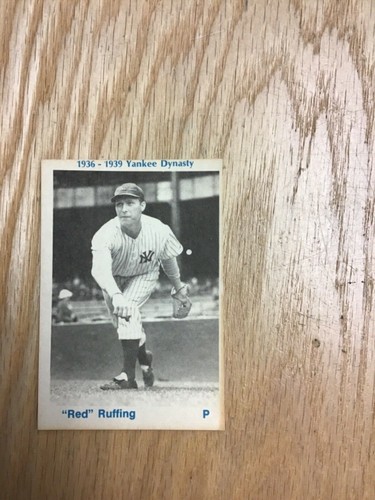 1975 TCMA Red Ruffing New York Yankees Card | eBay