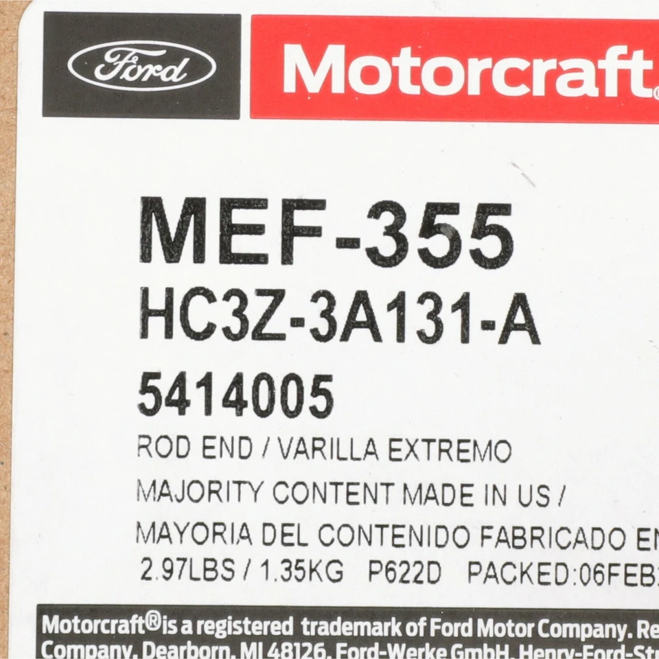 Оригинальный внешний анкерный стержень в сборе для правой стороны пассажира F250 F350 SD 2011-19 HC3Z3A131A - Изображение 3 из 3