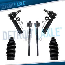 Front Inner Outer Tie Rods Boots for 2004 2005 Chevy Colorado GMC Canyon I-280
