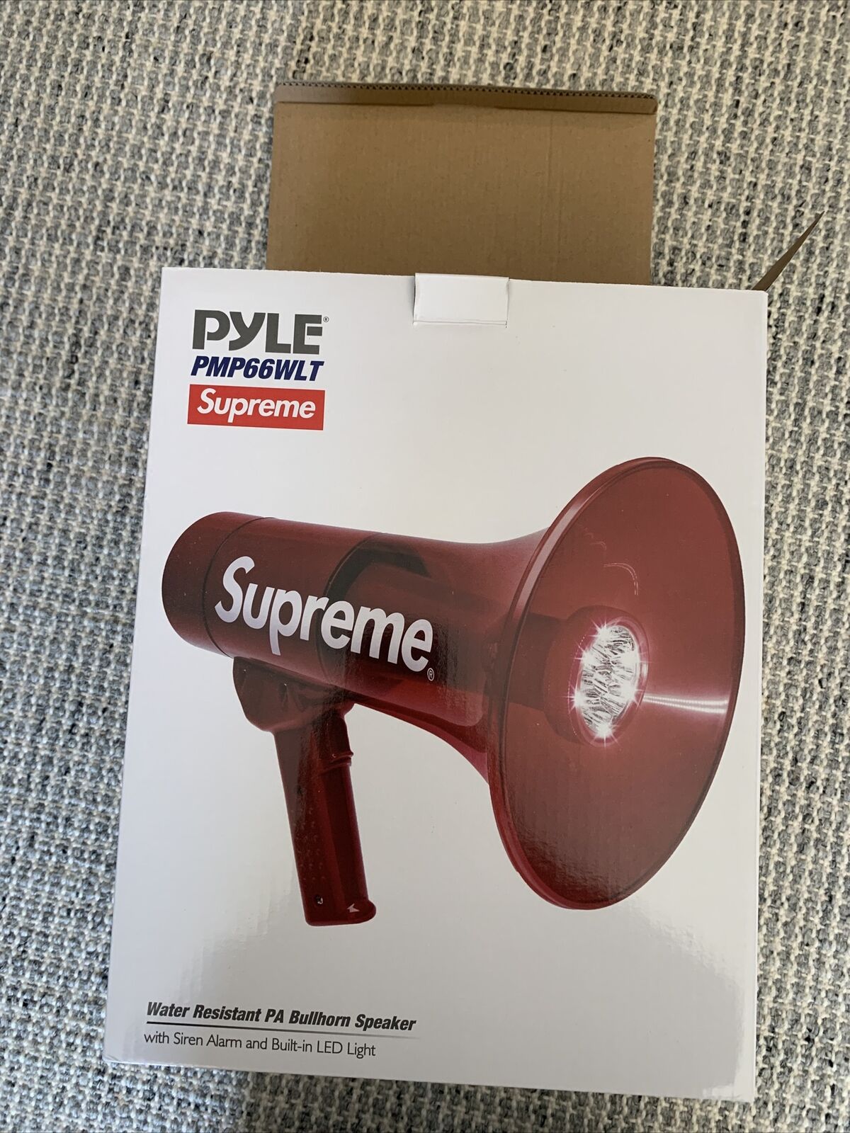 Supreme x Pyle WaterProof Megaphone Speaker - Without Plastic Wrap