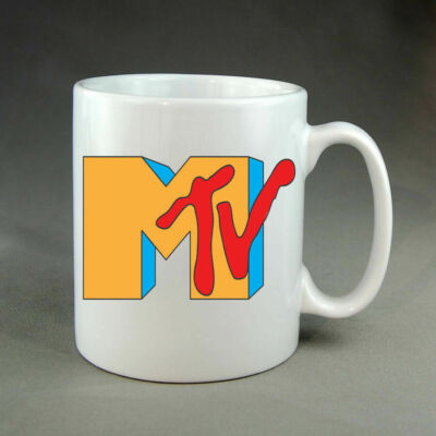 MTV 90er Logo Tasse Musik Fernsehen Retro Nostalgie Geschenk Present