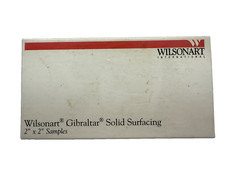 Box of 32 Wilsonart Gibraltar Solid Surfacing 2" x 2" Samples