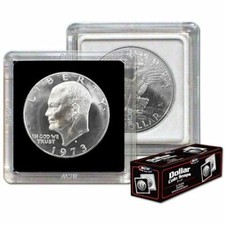 NEW 10 PK BCW 2x2 Coin Snap- Dollar- Black