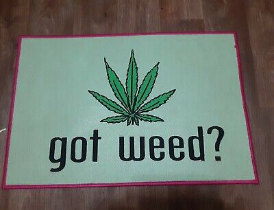 Funny Sorry Stoned Tan Marijuana Welcome Doormat Outdoor Floor Rug Weed Door Mat
