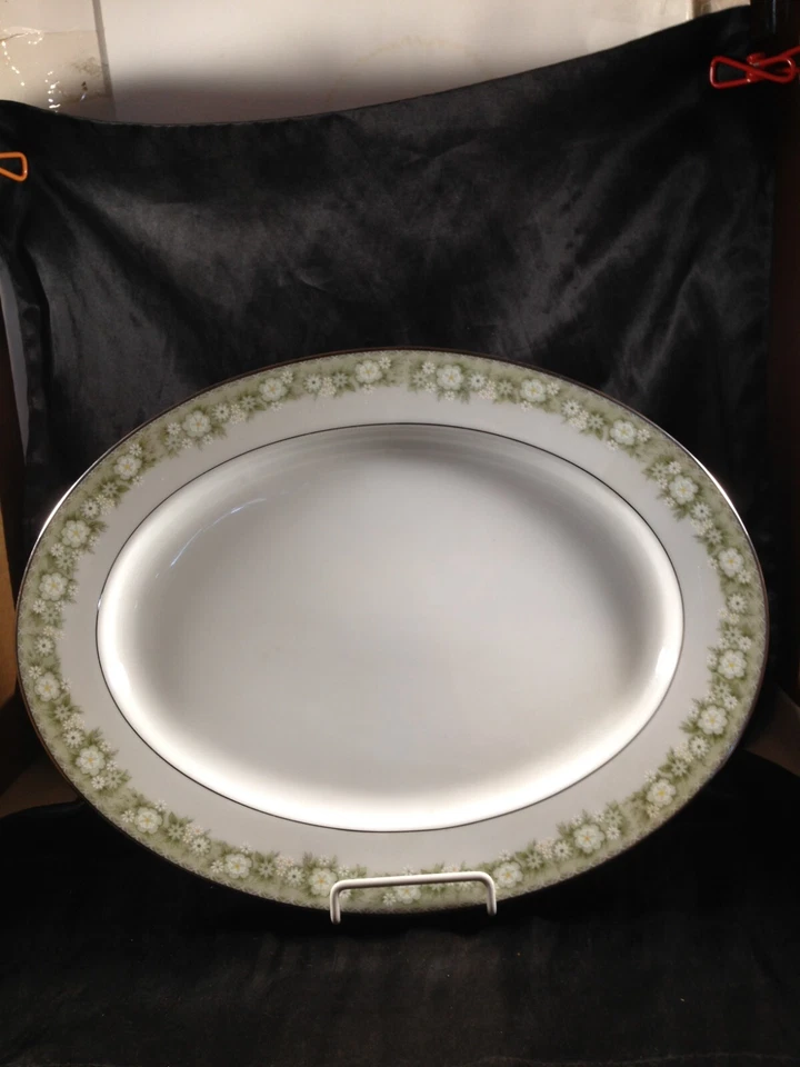 "Plato para servir oblongo vintage Noritake Princeton 13-5/8""" Foto 2 de 4