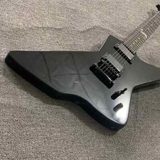 LTD Snakebyte James Hetfield Black Explorer Electric Guitar Active EMG Pickups