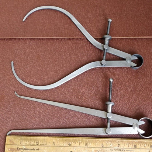 LUFKIN 8" #41 + #42 Inside + Outside Calipers