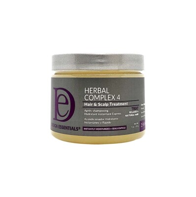 ''NEW LOOK!!!'' Design Essentials Herbal Complex 4 Hair & Scalp Treatment 5 Oz.