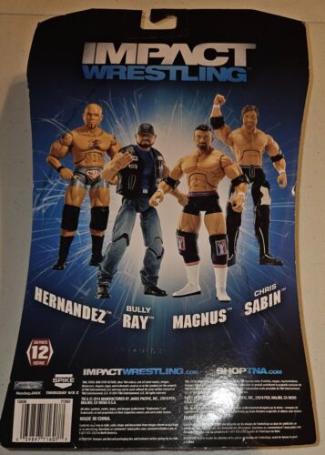 TNA DELUXE IMPACT WRESTLING CHRIS SABIN SERIES 12 JAKKS PACIFIC 2014 - Picture 2 of 2
