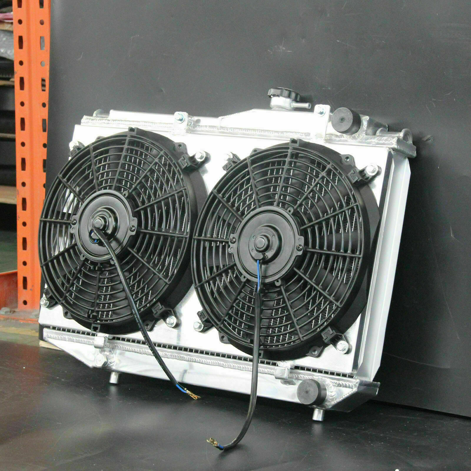 50MM Aluminum Radiator + Fan Shroud For Toyota Corolla AE86 L4 1.6 84