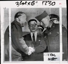 1957 Press Photo GI William Girard Arrives at Courthouse to Hear Guilty Verdict