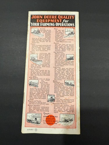 1933 John Deere High Lift Mower Brochures & John Deere Postal Card....3 Items - Picture 9 of 15