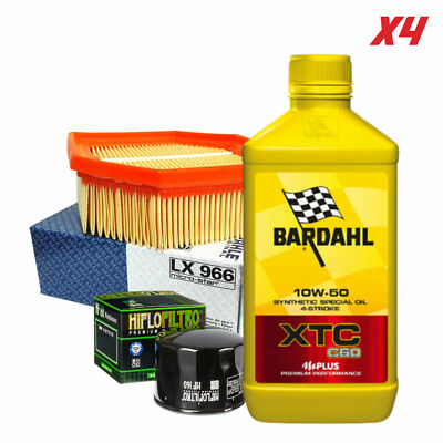 Bardahl XTC C60 10W50 Wartungs-Kit für BMW K 1200 GT/R/S inkl. Öl Luftfilter