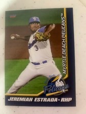 Jeremiah Estrada 2021 Myrtle Beach Pelicans Team Card