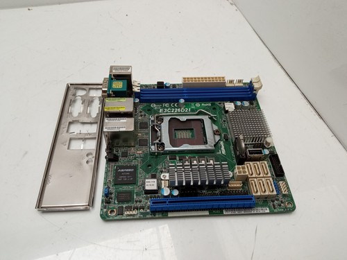 ASRock E3C226D2I Socket LGA1150 DDR3 Mini-ITX Motherboard With I/O Shield - Picture 1 of 5
