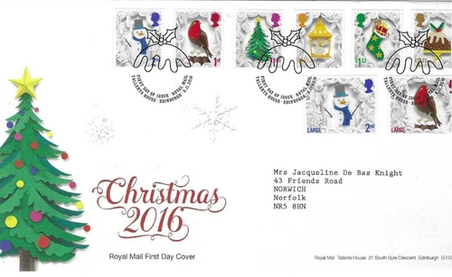 GB Comm/FDC - Christmas 2016 - Edinburgh -  2016 (RM1000)