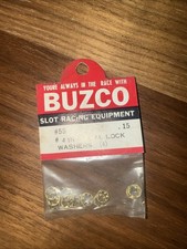Vintage Slot Car Hardware 1960's 1/24 BUZCO #55 No.4 Internal Lock Washers 12pcs