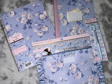 Love Shack Fancy X Yoobi Target Notebooks Pouch Bundle Pen everblooming blue