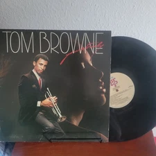 TOM BROWNE YOURS TRULY  R&B SOUL 12' LP 33RPM VG+