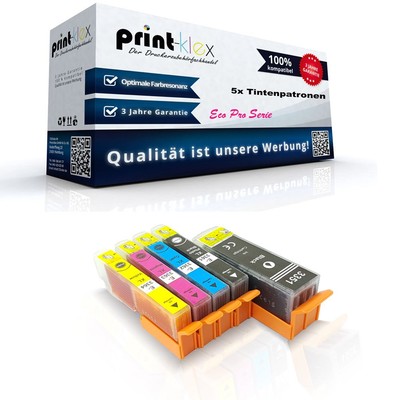 5x Alternative Tintenpatronen für Epson Expression-Premium-XP-53 - Eco Pro Serie