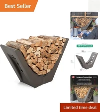 Longhorn Firewood Rack – Firewood Nest – Log Holder for Outdoor or Indoor Use –