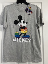 NWT Disney Mickey Mouse Pride Flag T-Shirt Medium M