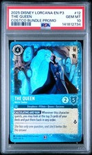 2025 DISNEY LORCANA EN P3-PROMO 12 THE QUEEN - MIRROR SEEKER PSA 10