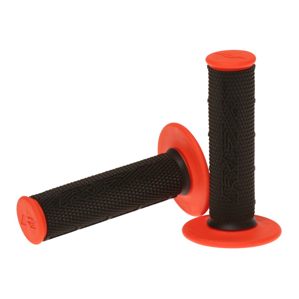 Double Compound Grips RFX Pro Series with Black Center (Black/Orange), Pair
