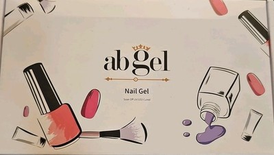 Ab Gel Soak Off UV/LED Cured Nail Gel Polish 27 Piece  Color Base & Top Set