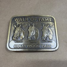 Vintage Hollywood Walk Of Fame Belt Buckle June 15, 1980