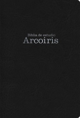 RVR 1960 Biblia de Estudio Arco Iris, Negro Smil Piel by Esther Smith (Spanish) 
