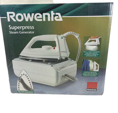 NEW Sealed Rowenta Superpress Steam Generator Iron DG050 Professional Station